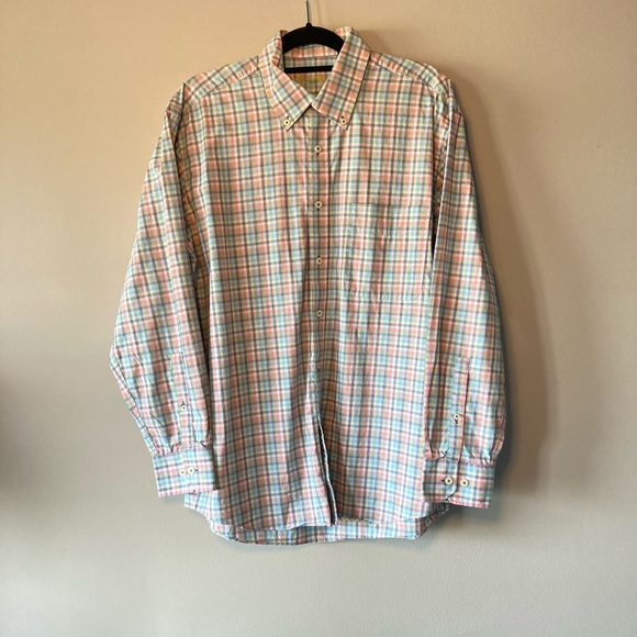 Alan Flusser Other - Alan Flusser L Plaid Button Down Shirt. 
Very good condition